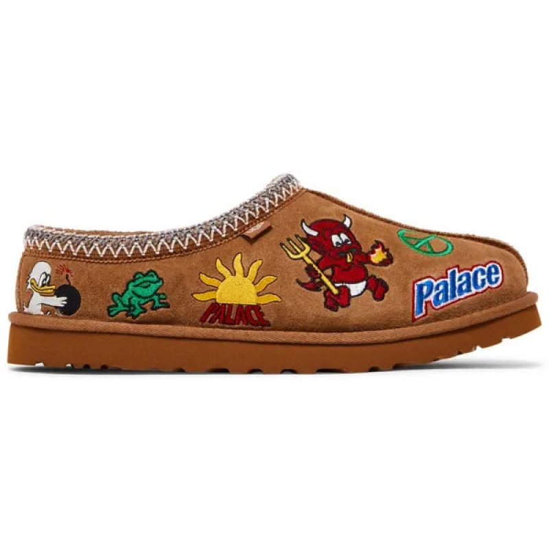 Palace x UGG Tasman Slipper Chestnut