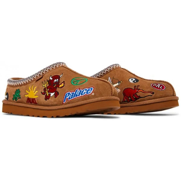 Palace x UGG Tasman Slipper Chestnut