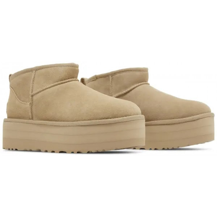 Ugg Classic Ultra Mini Platform Boot Mustard Seed (W)