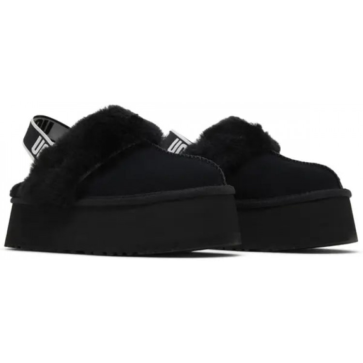  UGG Funkette Slipper Black (W)