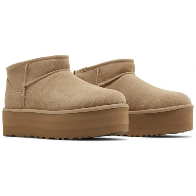 UGG Classic Ultra Mini Platform Boot Sand (W)