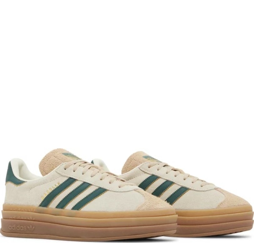adidas Gazelle Bold “Cream White/Collegiate Green”