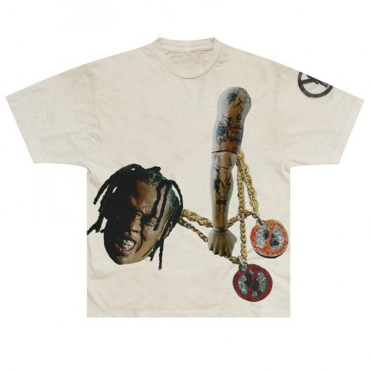 Cactus Jack by Travis Scott Rodeo 10 Years Chain Tee 'White'