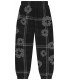 Denim Tears Plaid Cotton Wreath Sweatpants 'Black'