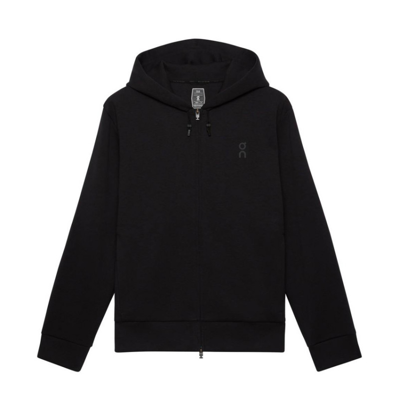 On Running Focus Tech Zip Hoodie  Black