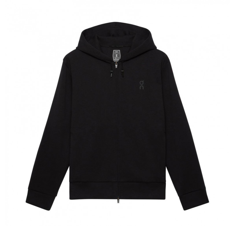 On Running Focus Tech Zip Hoodie  Black