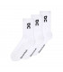 On Running Logo Sock High 3P White