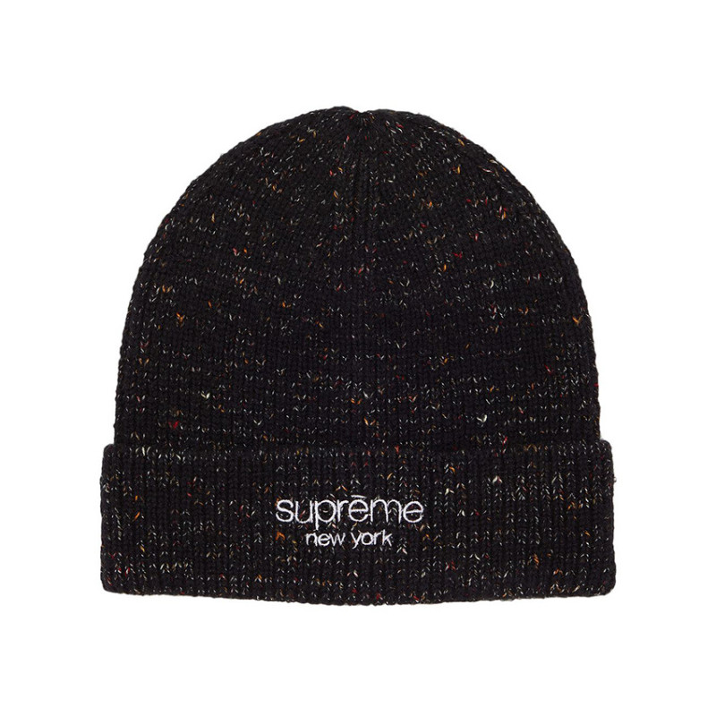 Supreme Rainbow Speckle Beanie 'Black'
