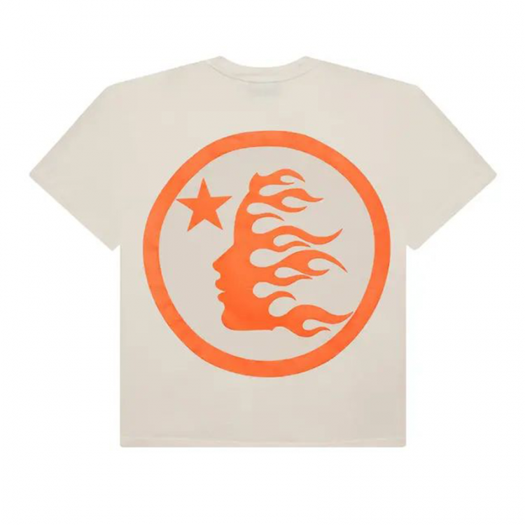 Hellstar Classic T-Shirt (Regular Print) 'White/Orange'