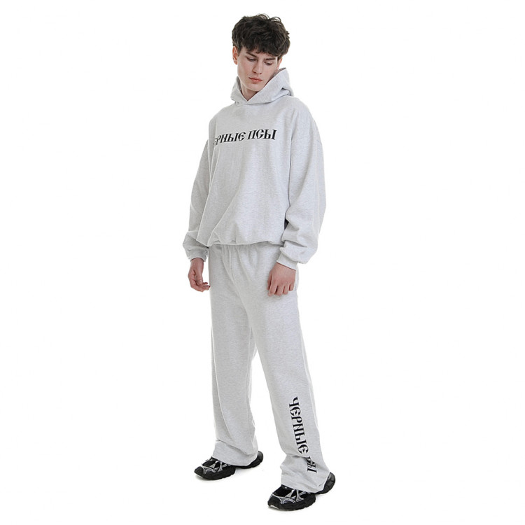 Yeezy Gosha Black Dogs Joggers Heather Grey