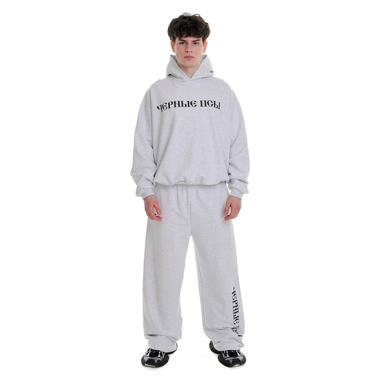 Yeezy Gosha Black Dogs Joggers Heather Grey