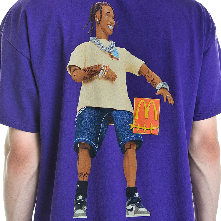 Travis Scott Cactus Jack x McDonald’s Action Figure Series Purple Tee
