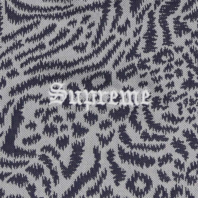 Supreme x Umbro Jacquard Animal Print Soccer Jersey 'Navy'