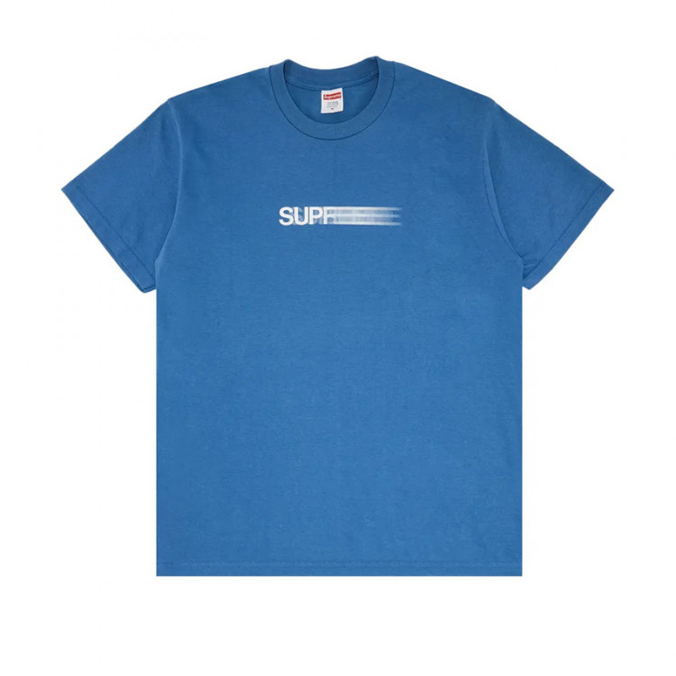 Supreme Motion Logo Tee 'Faded Blue'