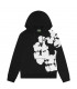 Denim Tears Big Cotton Wreath Sweatshirt Black