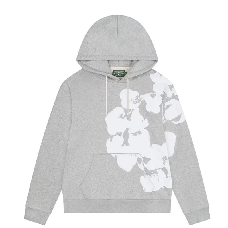 Denim Tears Big Cotton Wreath Sweatshirt Grey