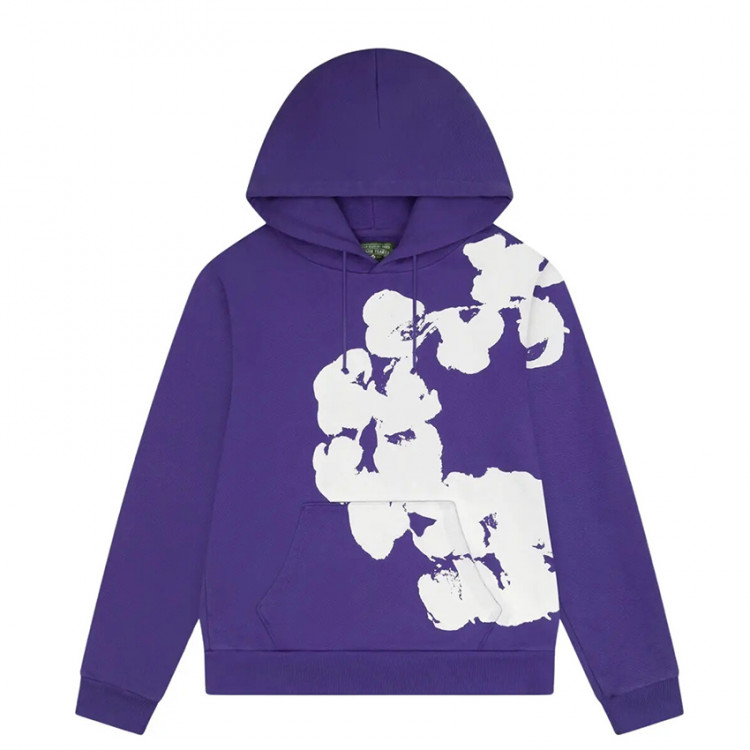Denim Tears Big Cotton Wreath Sweatshirt 'Purple'