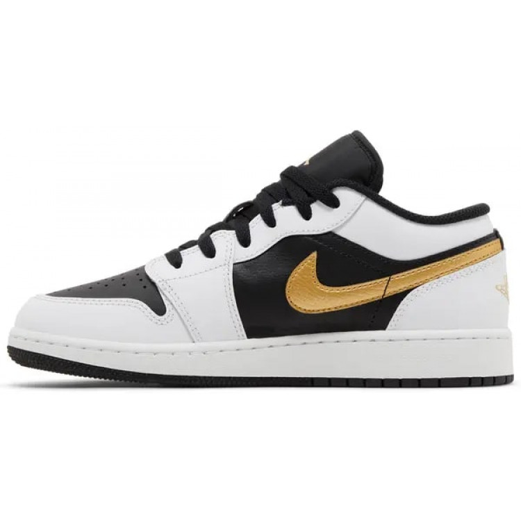 Air Jordan 1 Low Gold Swoosh (GS)
