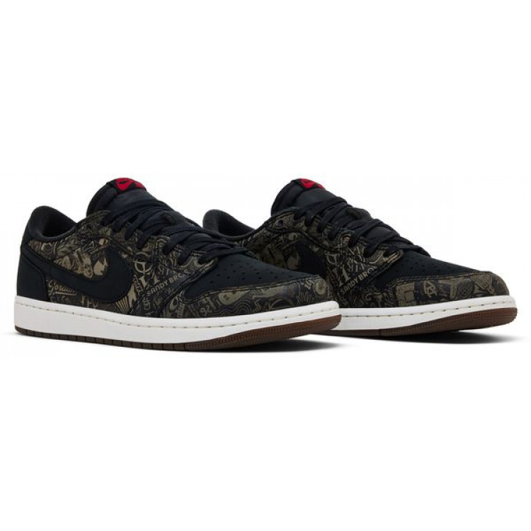 Air Jordan 1 Retro Low OG Laser Black University Red