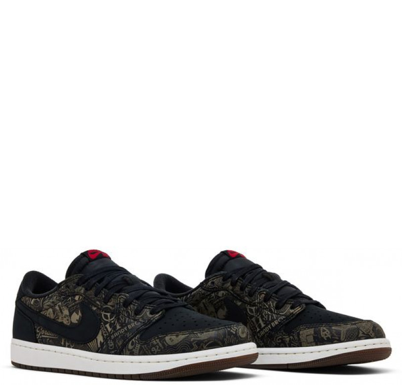 Air Jordan 1 Retro Low OG Laser Black University Red