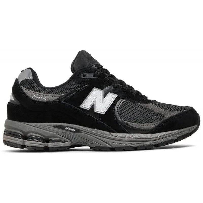 New Balance 2002R Black Dark Grey