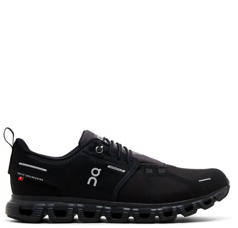 On Running Cloud 6 Waterproof All Black