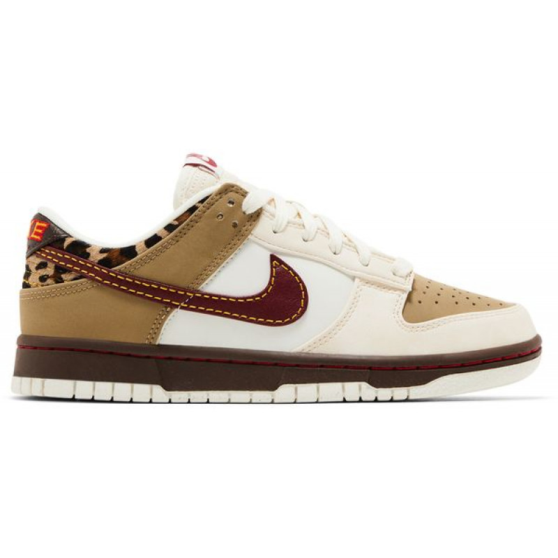 Nike Dunk Low Retro Khaki Team Red Pearl White (W)