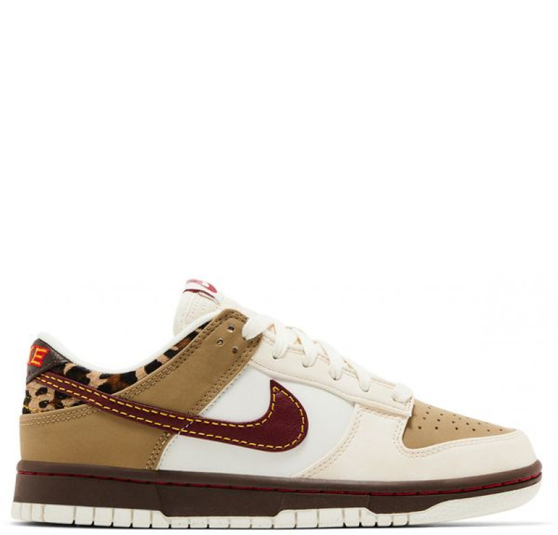 Nike Dunk Low Retro Khaki Team Red Pearl White (W)