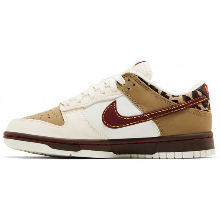Nike Dunk Low Retro Khaki Team Red Pearl White (W)