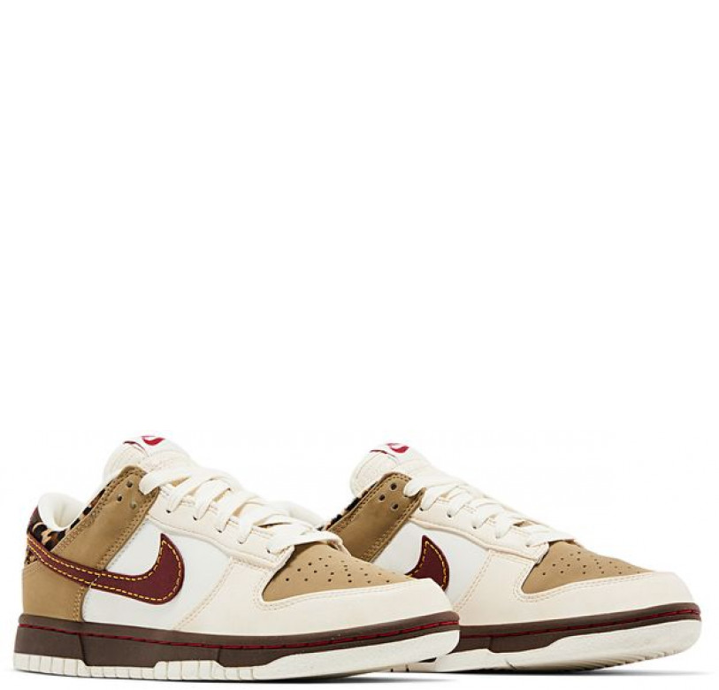 Nike Dunk Low Retro Khaki Team Red Pearl White (W)