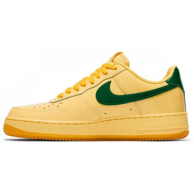 Nike Air Force 1 Low Patent Leather Topaz Gold Pine Green