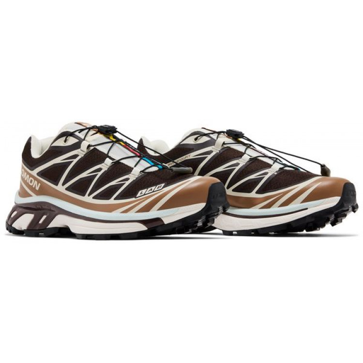 Salomon XT-6 Black Coffee Burro Bitter Chocolate