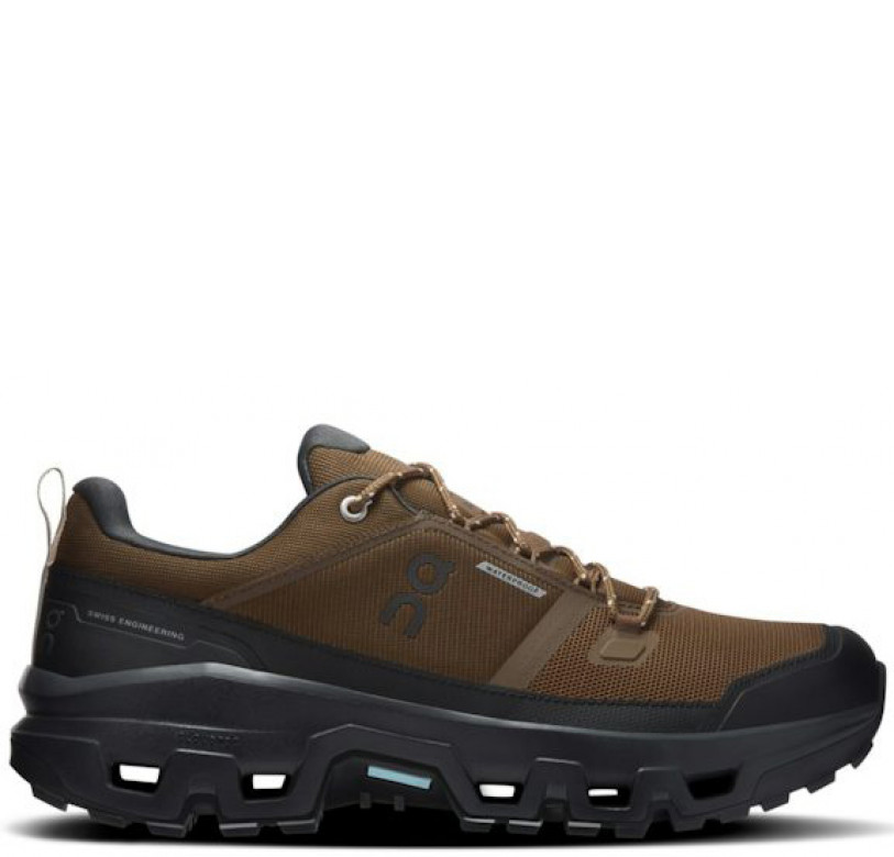 On Running Cloudrock Low Waterproof Earth Black